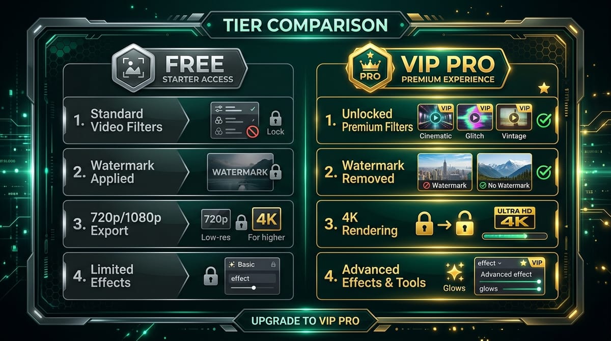CapCut Free vs Pro Comparison